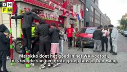 Politie-inzet WK-winst Marokko roept vragen op - Den Haag mogelijk stop voor trein naar Parijs