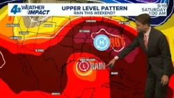Week starts hot; less humid later this week