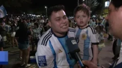 THE PEOPLE OF FORMOSA THANKED THE ARGENTINE NATIONAL TEAM FOR SO MUCH JOY