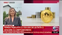 Woman swindled out of 250,000 lei in cryptocurrency scam