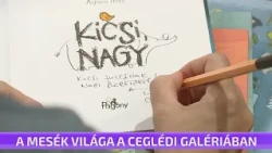 Agócs Írisz illusztrátor, mesekönyvíró, képzőművész kiállítása a Ceglédi Galériában - összefoglaló