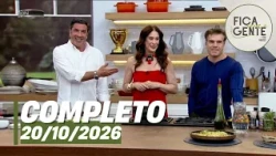 Fica com a Gente: Claudia Raia e Jarbas Homem de Mello (20/10/26) | Completo