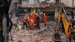 Rescuers search rubble for survivors after New Delhi hostel collapse kills seven