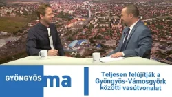 Teljesen felújítják a Gyöngyös-Vámosgyörk közötti vasútvonalat