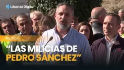 Abascal condemns the violence and points the finger at Sánchez for "bringing together extremists"
