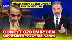 Arrogant remarks from the Greek leader to Turkey! HARSH RESPONSE FROM CÜNEYT ÖZDEMİR ON LIVE BROA...