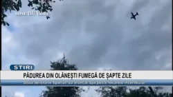OLĂNEȘTI FOREST HAS BEEN SMOLDERING FOR SEVEN DAYS
