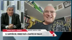 MAURICIO ZABALZA, JOURNALIST FROM NEW YORK - THE WORLD CHAMPION ADVANCED TO THE QUARTERFINALS