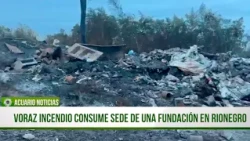 Ferocious fire consumes foundation headquarters in Rionegro