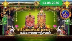 Sri Padmavathi Ammavari || Kalyanotsavam || Tiruchanoor || 13-08-2026 || SVBC2 Tamil || SVBC TTD