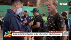 National: Migraciones detains over 1,800 foreigners in nationwide operation