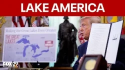 Lake America: US, Canada trade war ramps up as Trump renames Great Lake