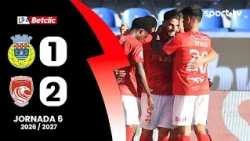 Resumo: Arouca 1-2 Santa Clara - Liga Portugal Betclic | sport tv