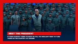 If your country turns its back on you, you wouldn’t want to turn yours on the country- H.E. Kagame