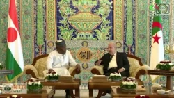 Official meeting in Algiers: President Tiani was received by President Tebboune and they held a p...