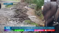 Carabineros report positive assessment of the storm in San Vicente and surrounding areas