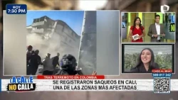 Continúan las labores de rescate tras terremoto en Colombia