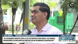 Vidal Benítez questions the push for hourly employment and the Government's legitimacy