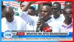 Maafisa wa umma waandamana Nairobi wakitaka ajira za kudumu