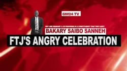 BAKARY SAIBO SANNEH'S EPIC REACTION TO FABAKARY TOMBONG JATTA'S VICTORY CELEBRATION SPEECH | GM24 TV