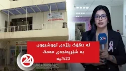 لە دهۆک رێژەی تووشبوون بە شێرپەنجەی مەمک لەسەدا 23ـیە