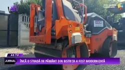 Another dirt road in Bistrița has been modernized