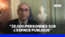 October 24: Laurent Nuñez reports "136 public demonstrations recorded as of 1:00 PM"