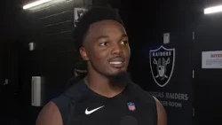 Raiders postgame interview with Nakobe Dean