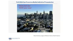 San Francisco November 2026 Election Propositions and Ranked Choice Voting Explained