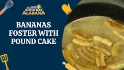 Bananas Foster with Pound Cake