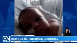 Lucas arrived in Bucaramanga to receive medical care