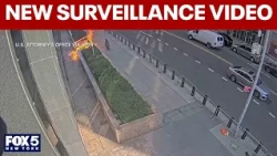New video shows man lighting fire outside 26 Federal Plaza