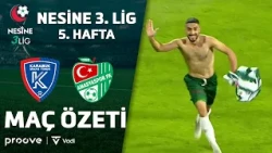 Karabük İdmanyurdu vs. Amasyaspor | Nesine 3rd League Week 5 Match Highlights