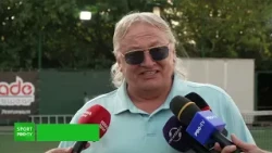 Foștii fotbaliști au dat de greu la concursul de tenis cu piciorul