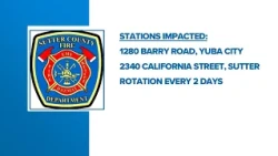 Staffing shortage forces rotating fire station closures in Sutter County