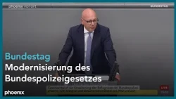 Bundestagsdebatte zur Modernisierung des Bundespolizeigesetzes | 10.07.26