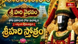 తొలి ఏకాదశి వేళ శ్రీ హరి వైభవం | Powerful Sri Hari Stotram | జగజ్జాలపాలం | Full HD Song | Bhakthi TV