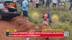 Three people dead in an accident in Yrybucuá