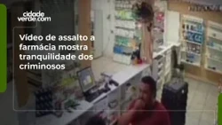 Pharmacy robbery video shows criminals' calmness