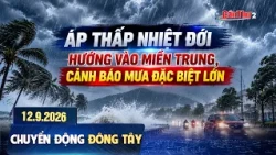 Tropical depression heads toward Central Vietnam, warning of exceptionally heavy rain | East-West...
