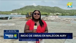 #Teleislas Newsl Inicio de obras en malecon Aury.