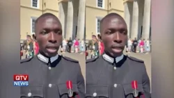 GAMBIAN CADET OMAR TOURAY GRADUATES FROM ROYAL MILITARY ACADEMY SANDHURST.