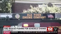 Burned out firefighters push for schedule change