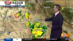 Tracking monsoon storms moving through Phoenix metro