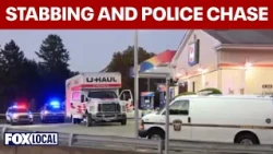 2 men in custody after I-476 stabbing and Rosemont chase