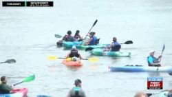 Paddlefest breaks Guinness World Record amid severe weather