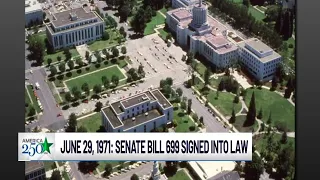 This Day in Oregon History - June 29, 1971: Senate Bill 699 signed into law
