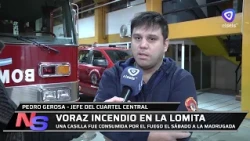 Ferocious house fire in La Lomita