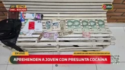 Young man apprehended with suspected cocaine