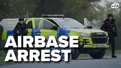 5 men arrested near air base in UK on suspicion of preparing terrorist act